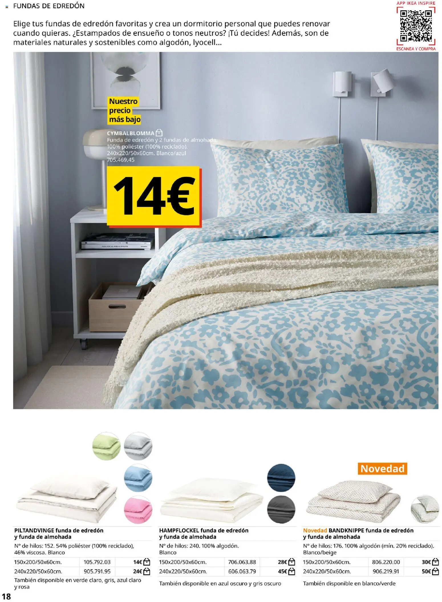 Catálogo IKEA Ropa de Cama - Página de 18 - Válido desde 01/02/2026