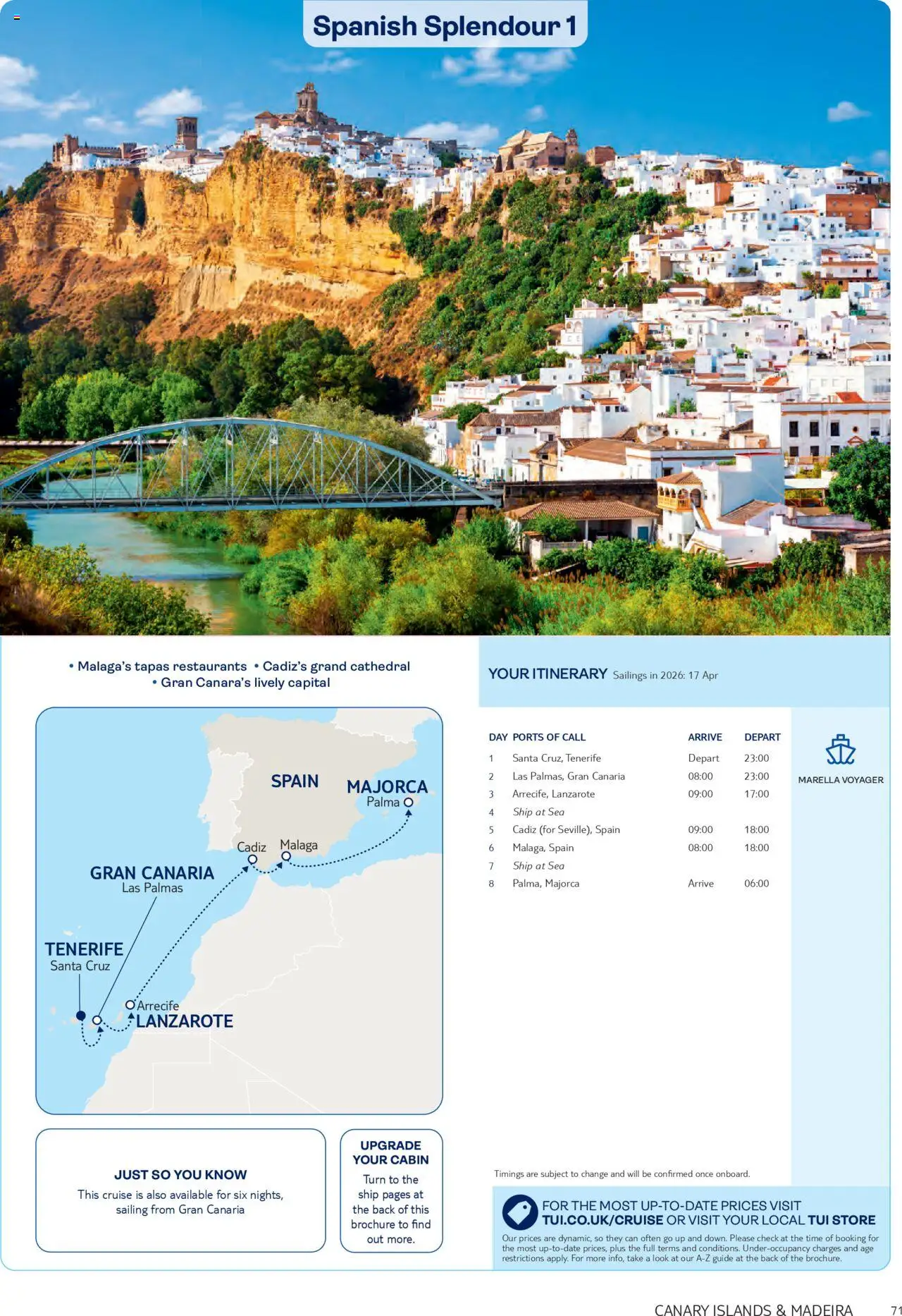 TUI - Marella Cruises - page 71- valid from 01/11/2024