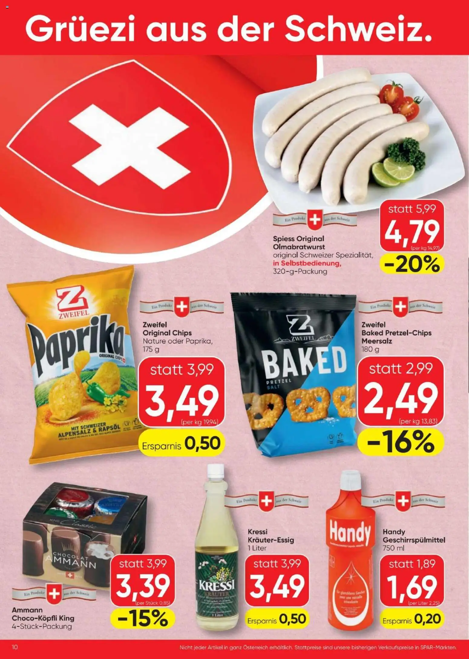 Spar - Flugblatt - page 10- valid from 09.04.2026