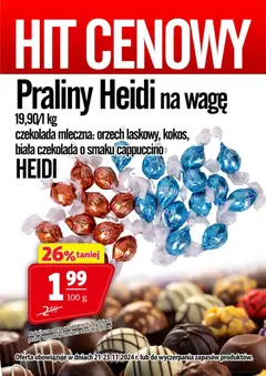 Podgląd Prim Market Promocja - Praliny Heidi ważny od 21.11.2025