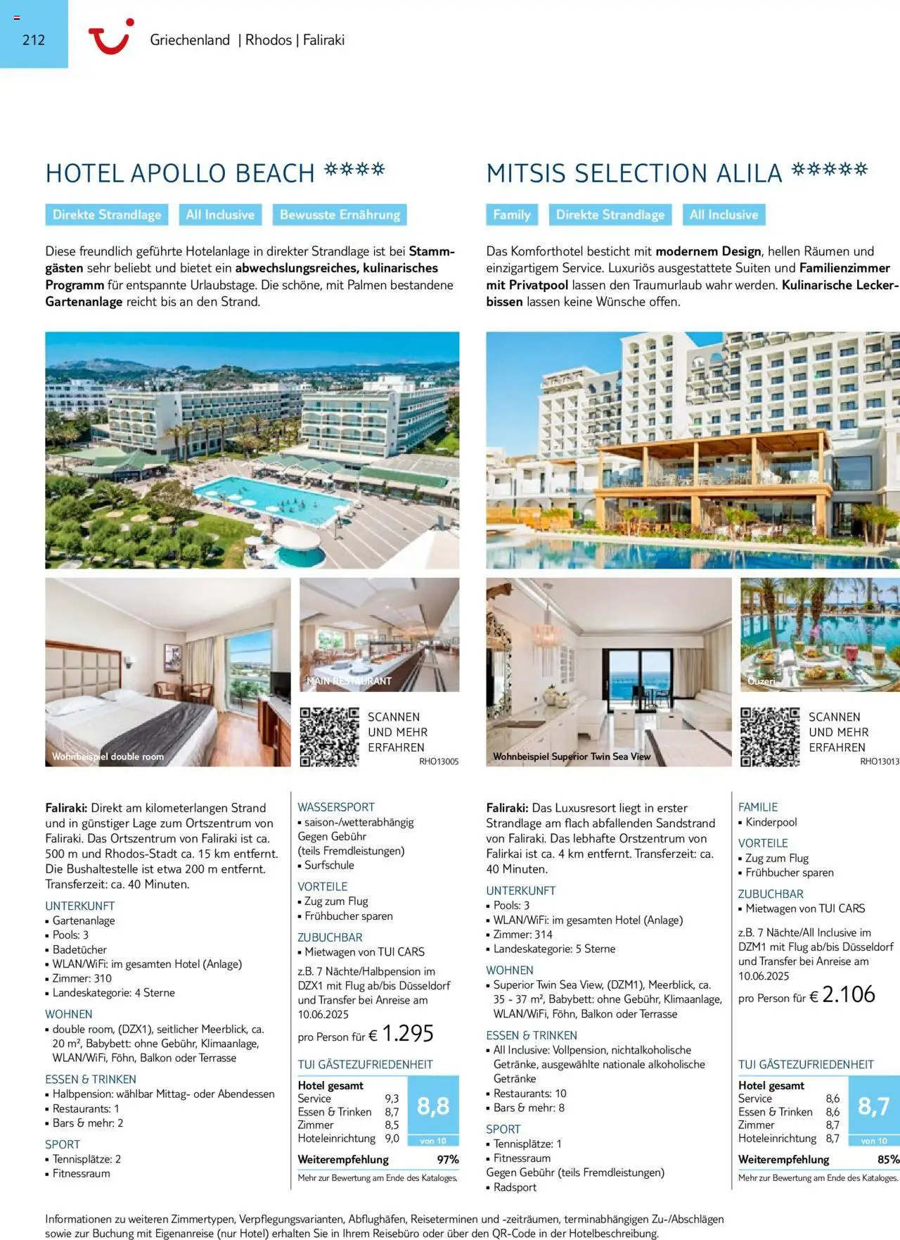 TUI  Südeuropa & Nordafrika 2025/26 - Seite 212 - gültig ab 01.01.2025