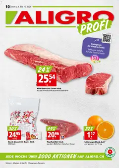 Vorschau Aligro Aktionen Chavannes, Matran, Genf, Sitten gültig ab 02.03.2026