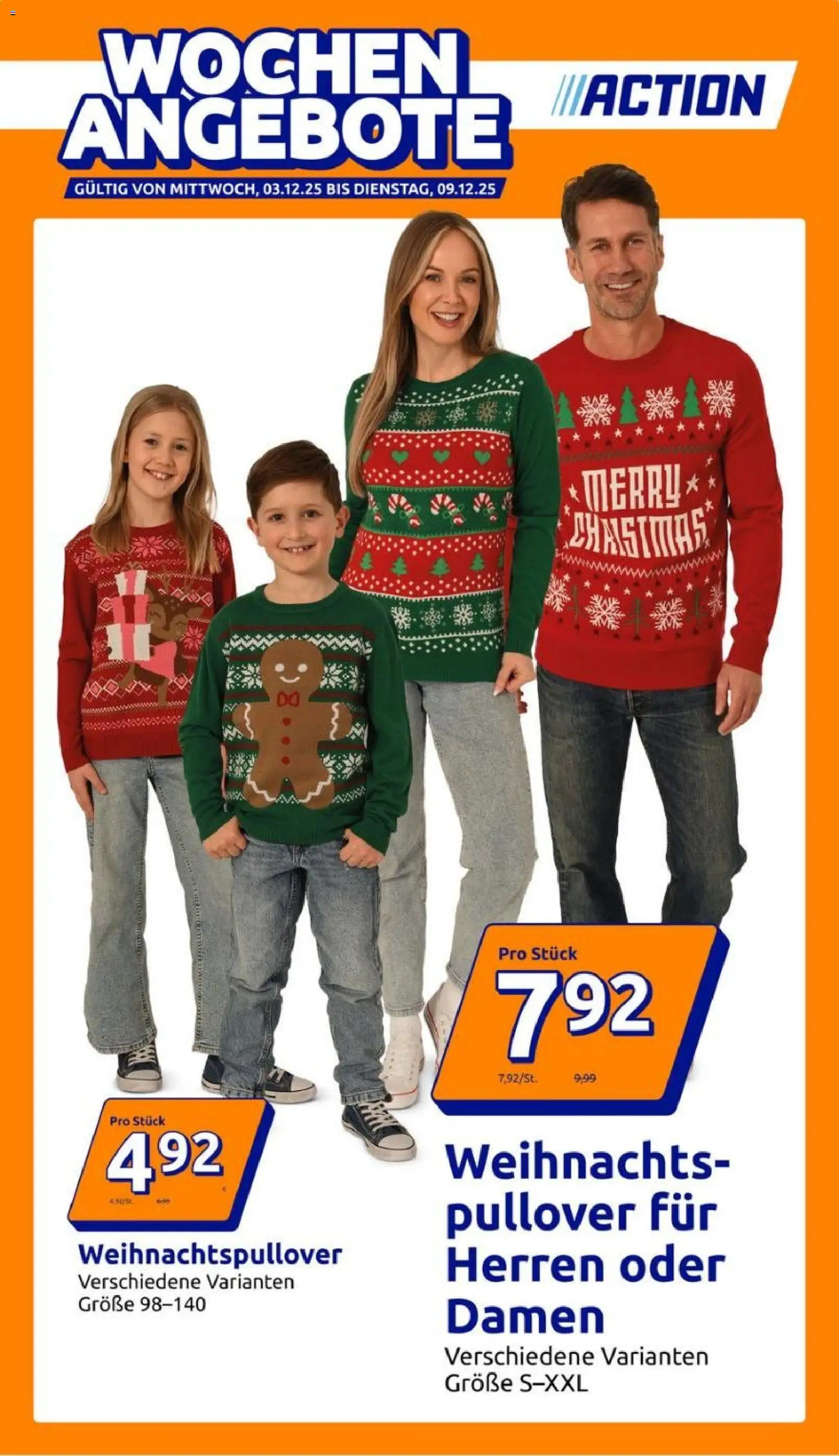 Action Flugblatt - Seite 1- gültig ab 03.12.2025