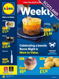 Lidl - Lidl Weekly Scotland valid from 22/01/2026