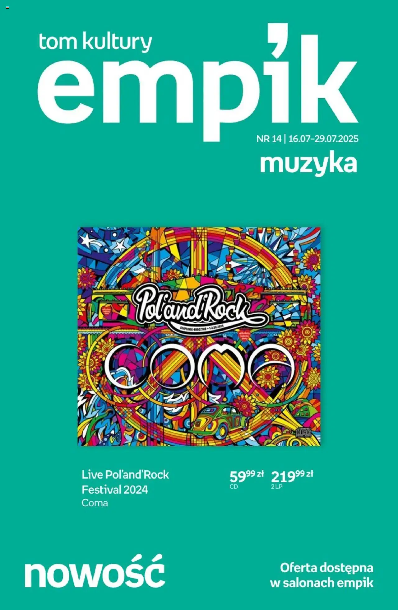 Empik promocje - Tom kultury Muzyka - strona 1- ważny od 16.07.2025