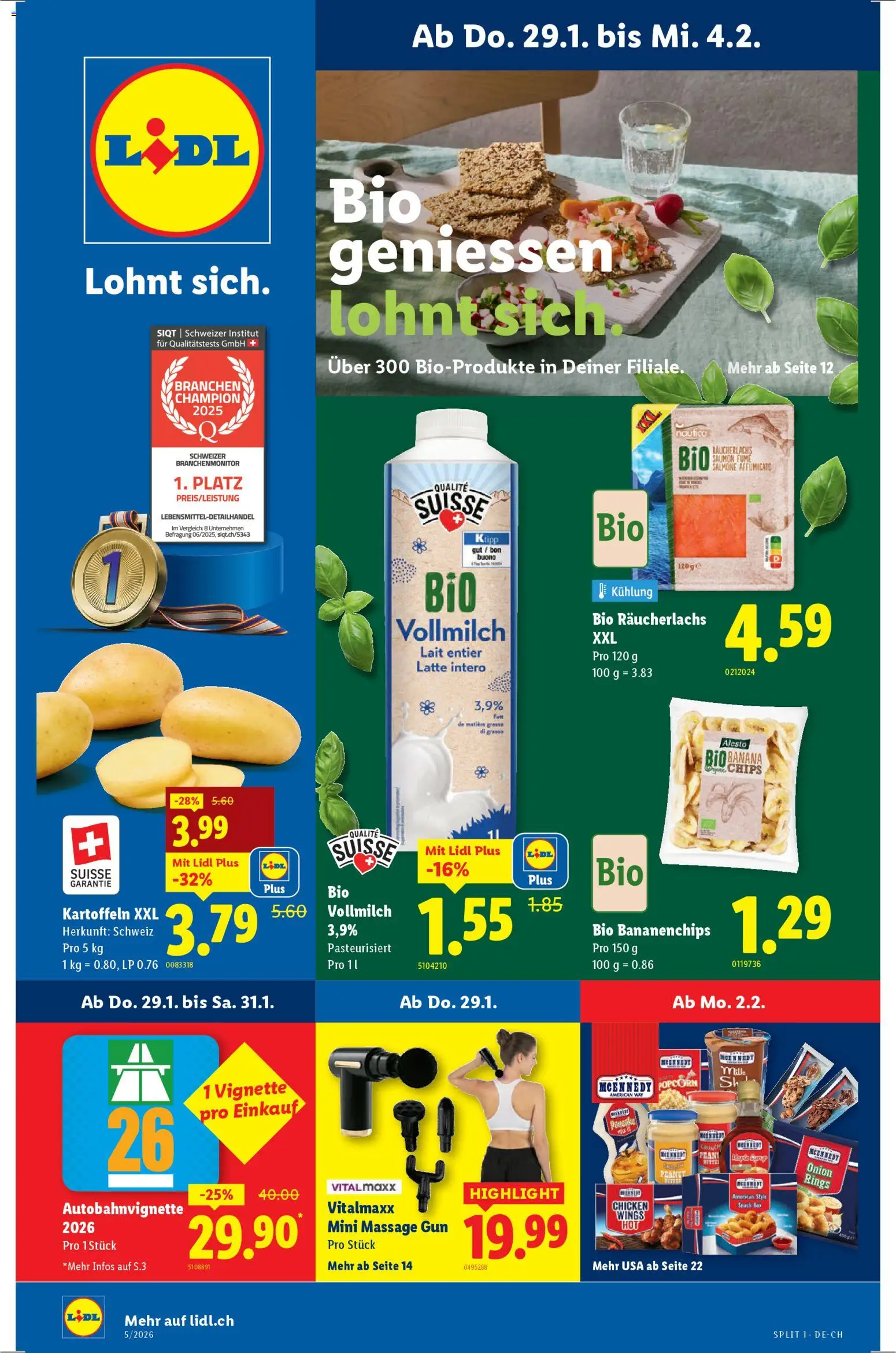 Lidl Aktionen - Seite 1- gültig ab 29.01.2026
