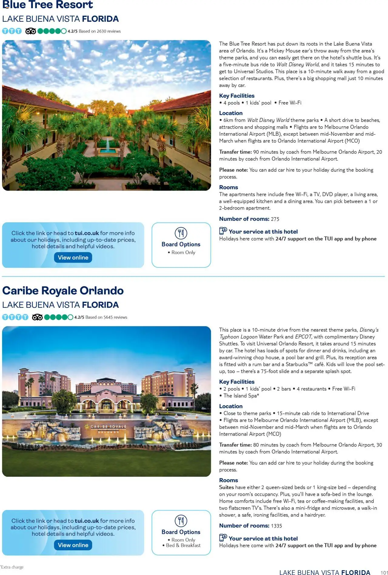 TUI - Florida NOVEMBER 2025 – APRIL 2027 - page 101- valid from 01/11/2025