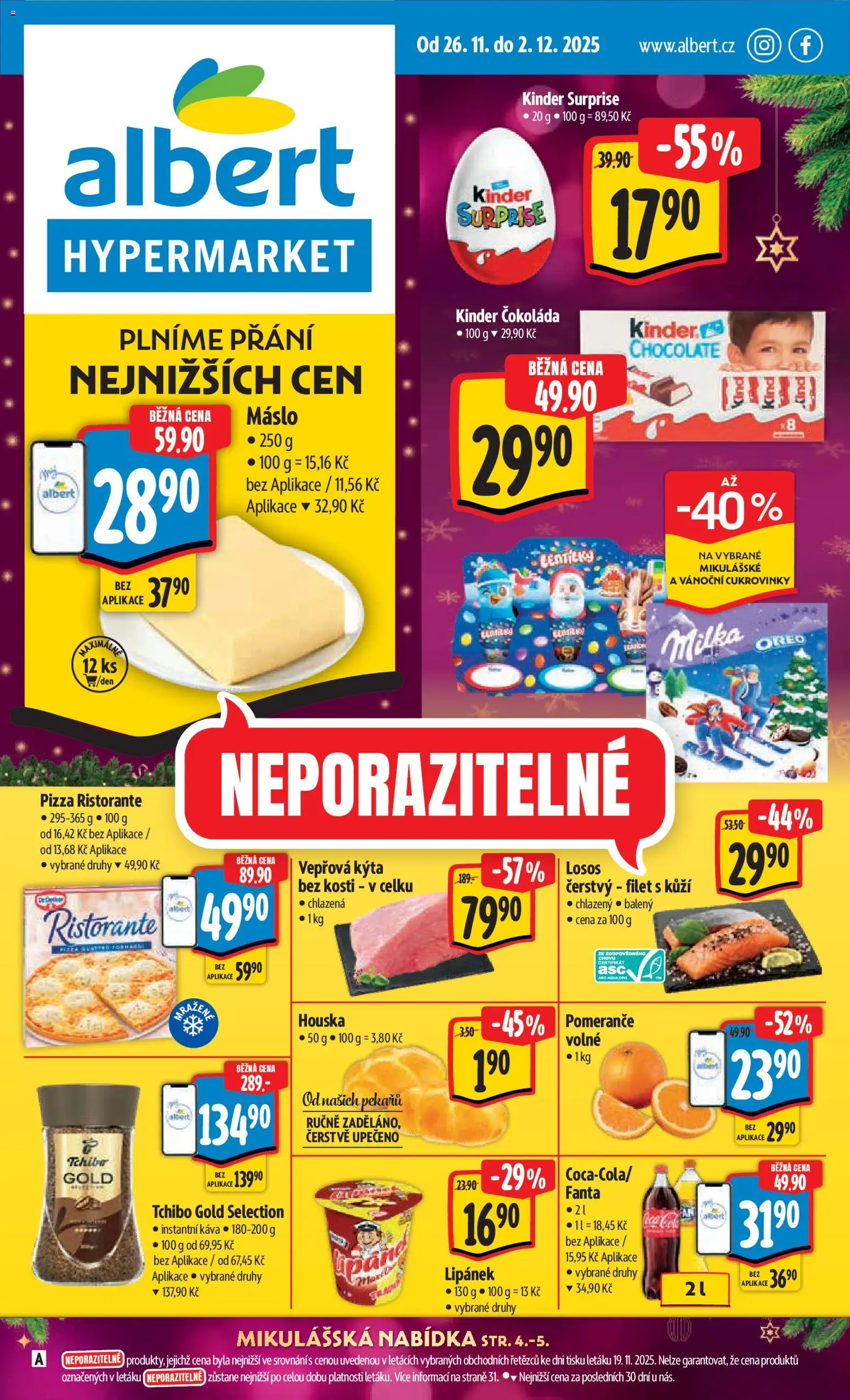 Albert leták - Hypermarket - strana 1- platný od 26.11.2025