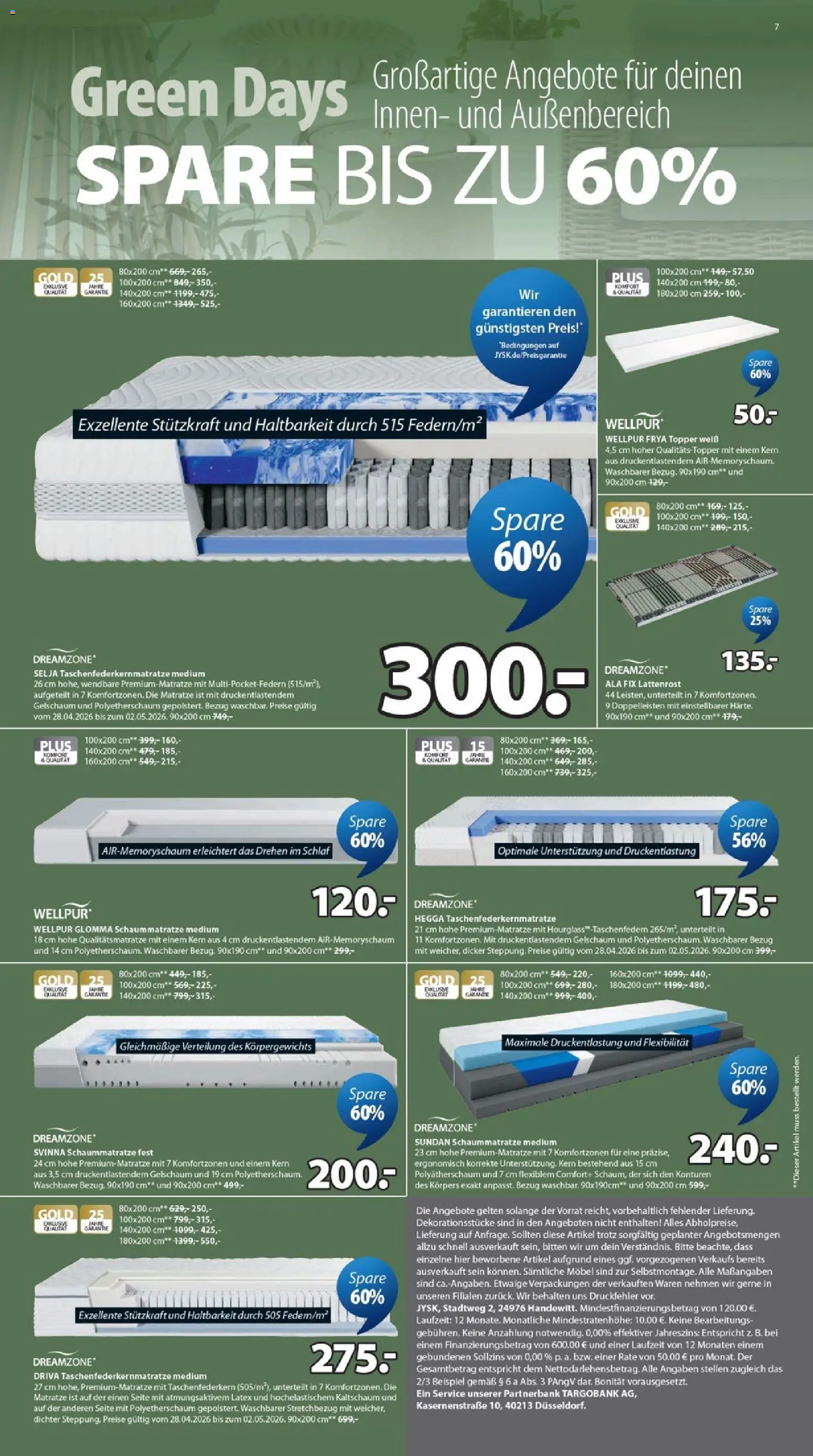 Prospekt JYSK  - Seite 7 - gültig ab 21.03.2026
