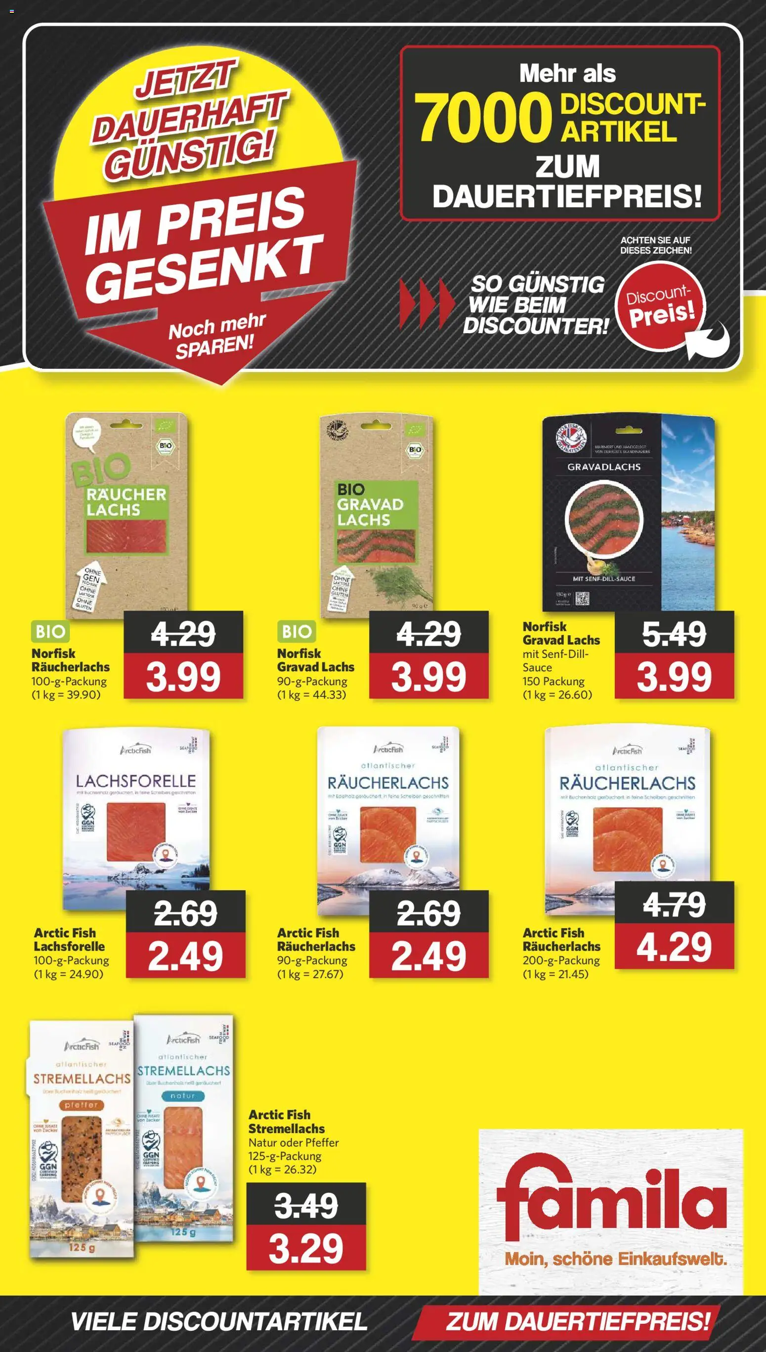 Famila Nordwest  Im Preis gesenkt - Seite 1 - gültig ab 01.12.2025