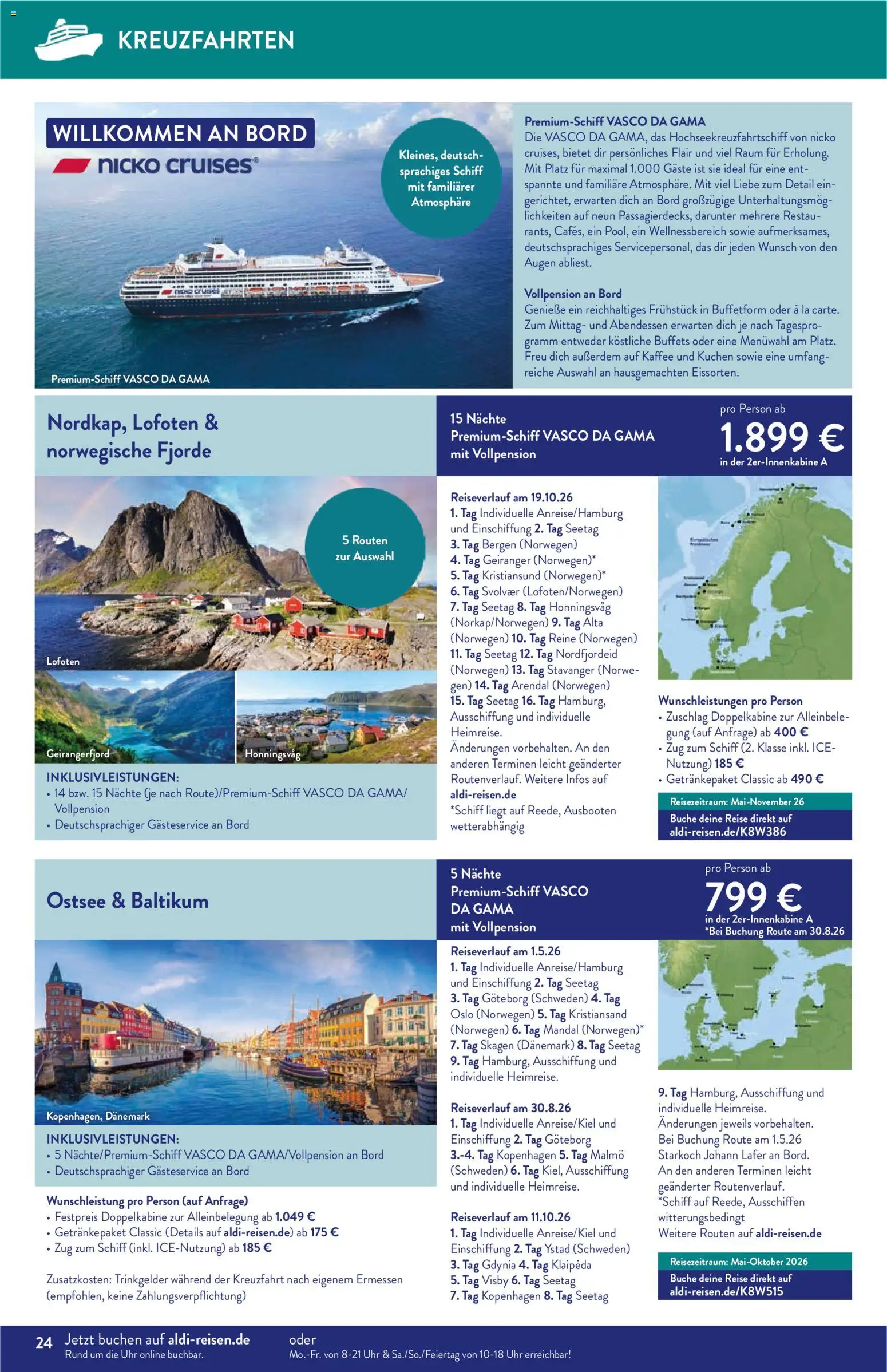 Aldi Reisen Prospekt 	 - Seite 24 - gültig ab 01.12.2025