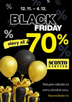Náhled Sconto nábytek Black Friday platný od 12.11.2025