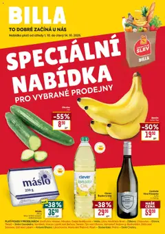 Náhled Billa leták - Speciální nabídka: vybrané prodejny platný od 01.10.2025