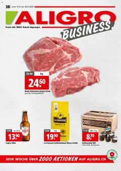 Vorschau Aligro Aktionen Businesskunden - Chavannes, Matran, Genf, Sitten gültig ab 15.09.2025