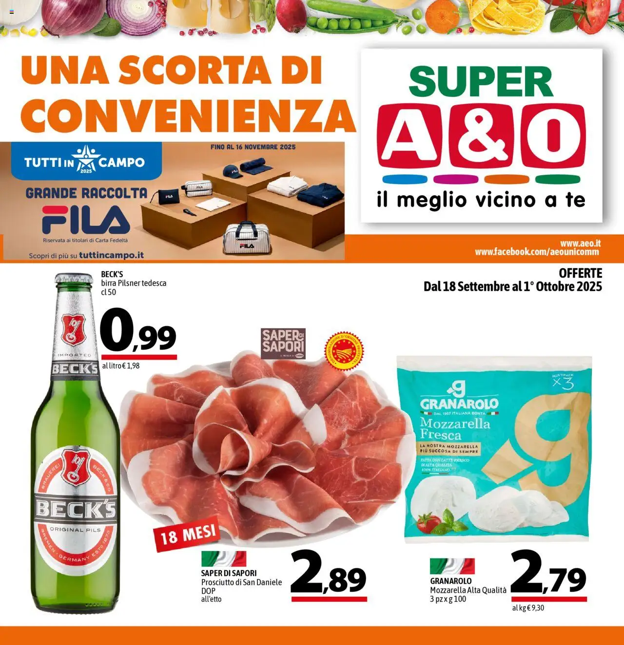 A&O Supermercato catalogo - pagina 1 - valido dal 18/09/2025