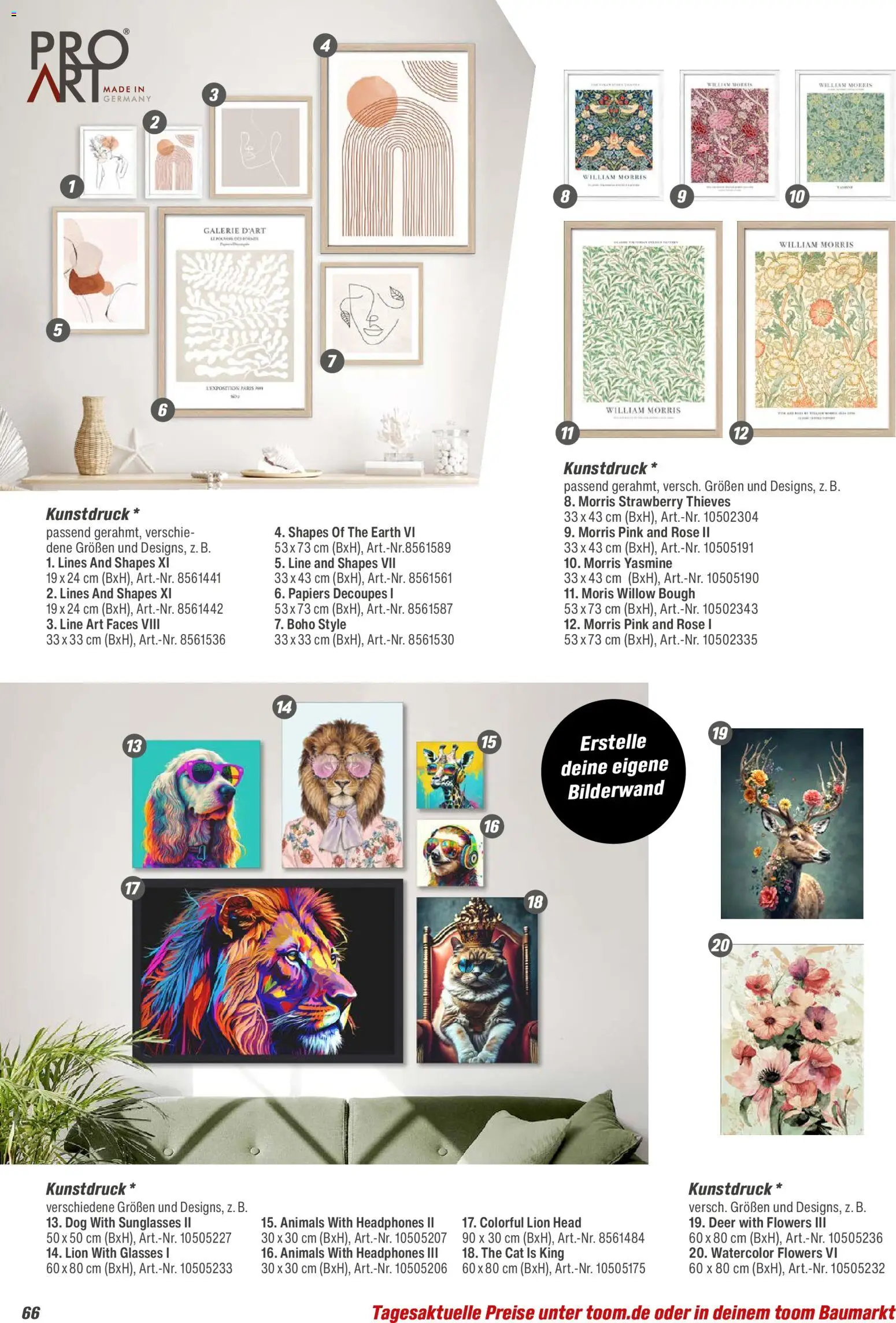 Toom Baumarkt  Wohnen & Haushalt 2026 - Seite 66 - gültig ab 01.01.2026