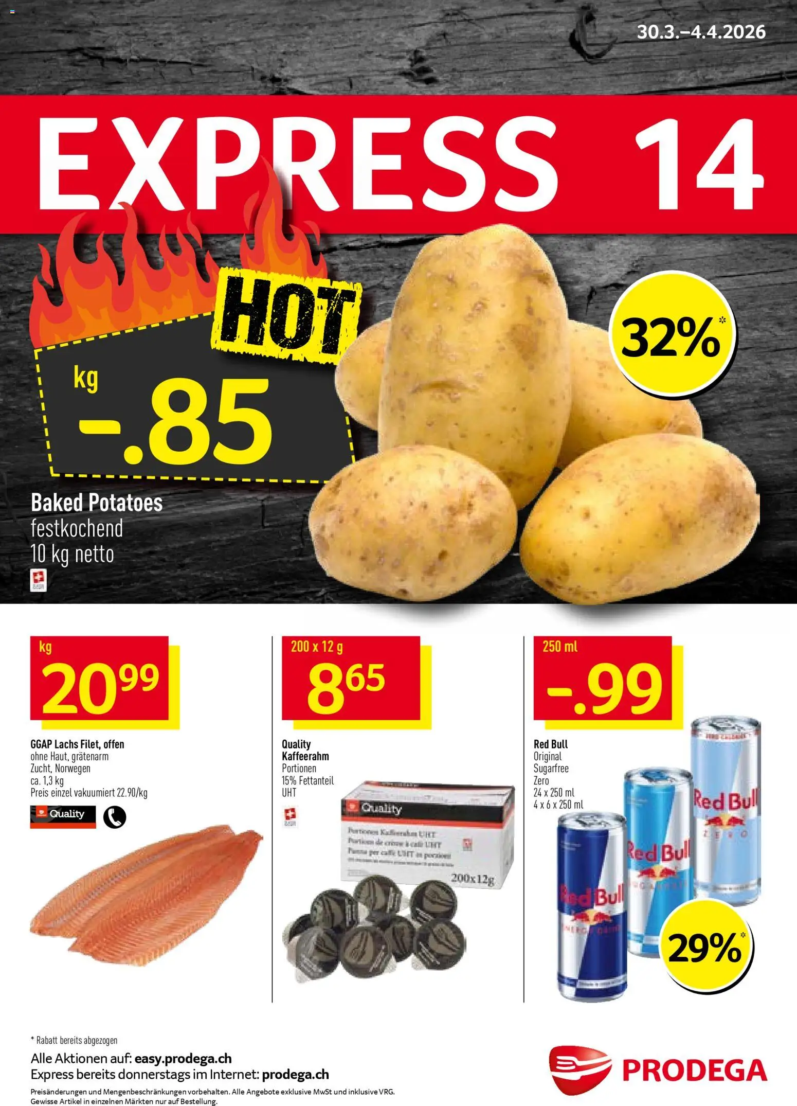 Prodega aktionen - Seite 1- gültig ab 30.03.2026