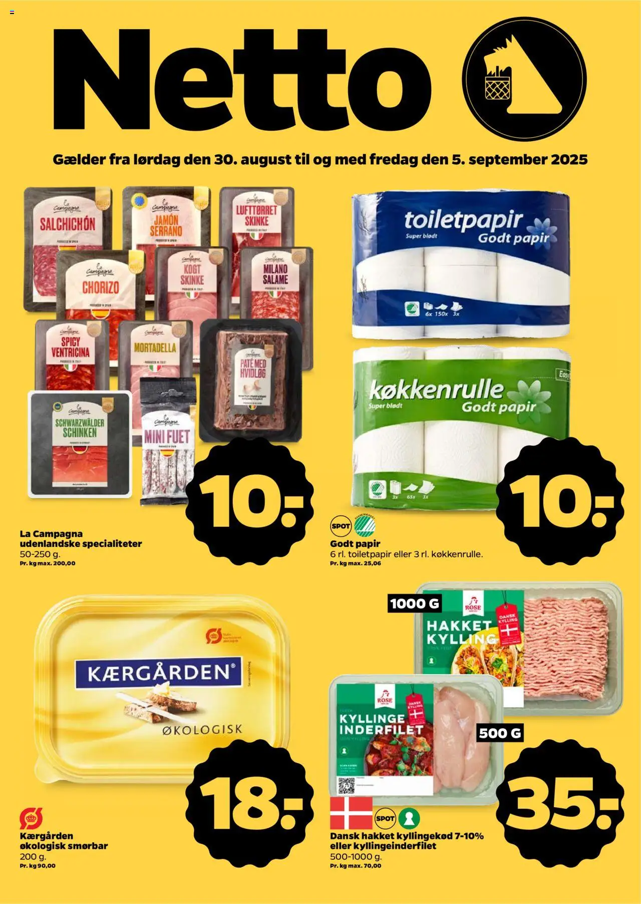 Netto - Tilbudsavis - side 1- gyldig fra 30/08/2025