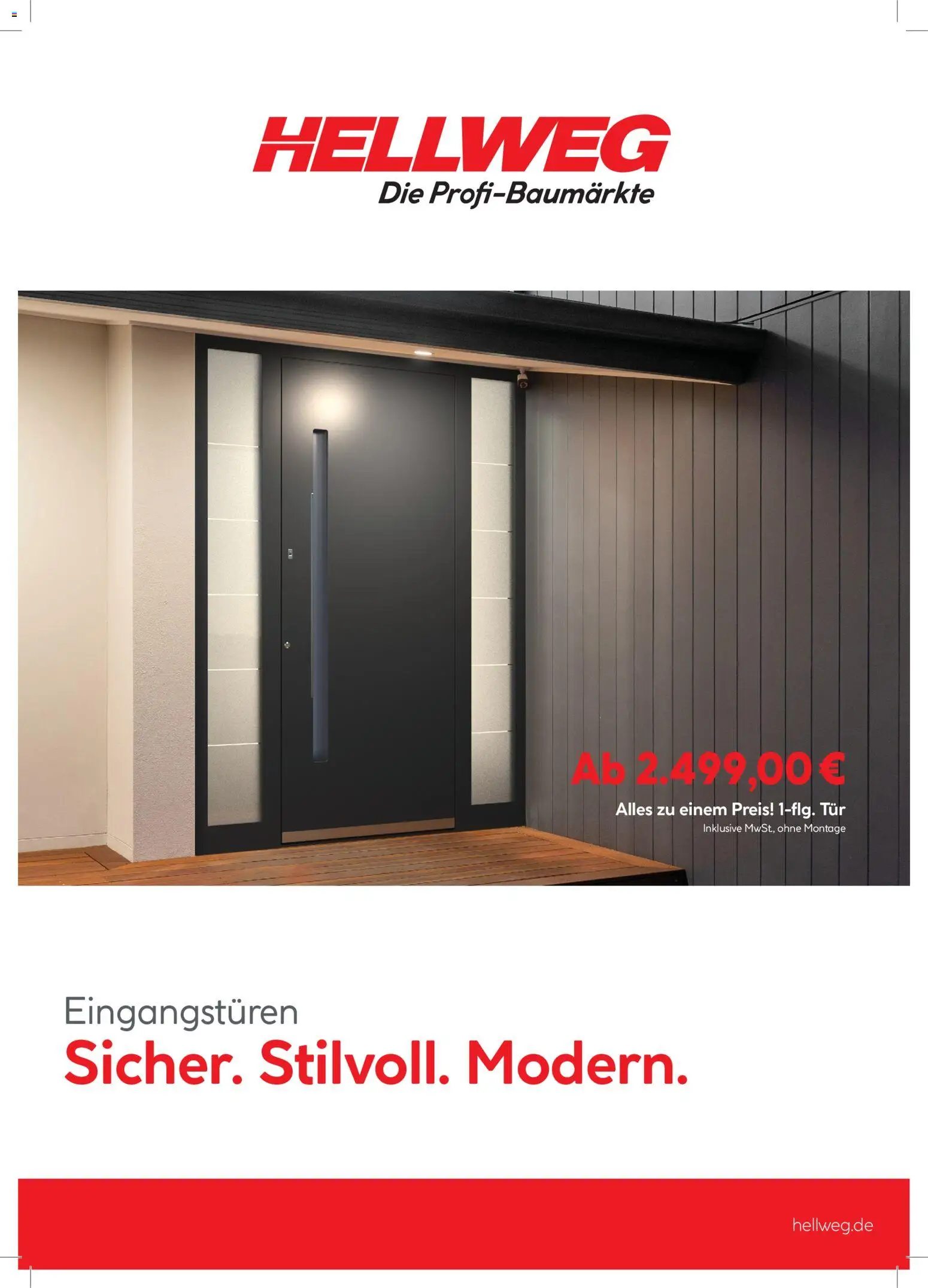 Hellweg Prinar Außentüren Katalog - Seite 1 - gültig ab 05.12.2025