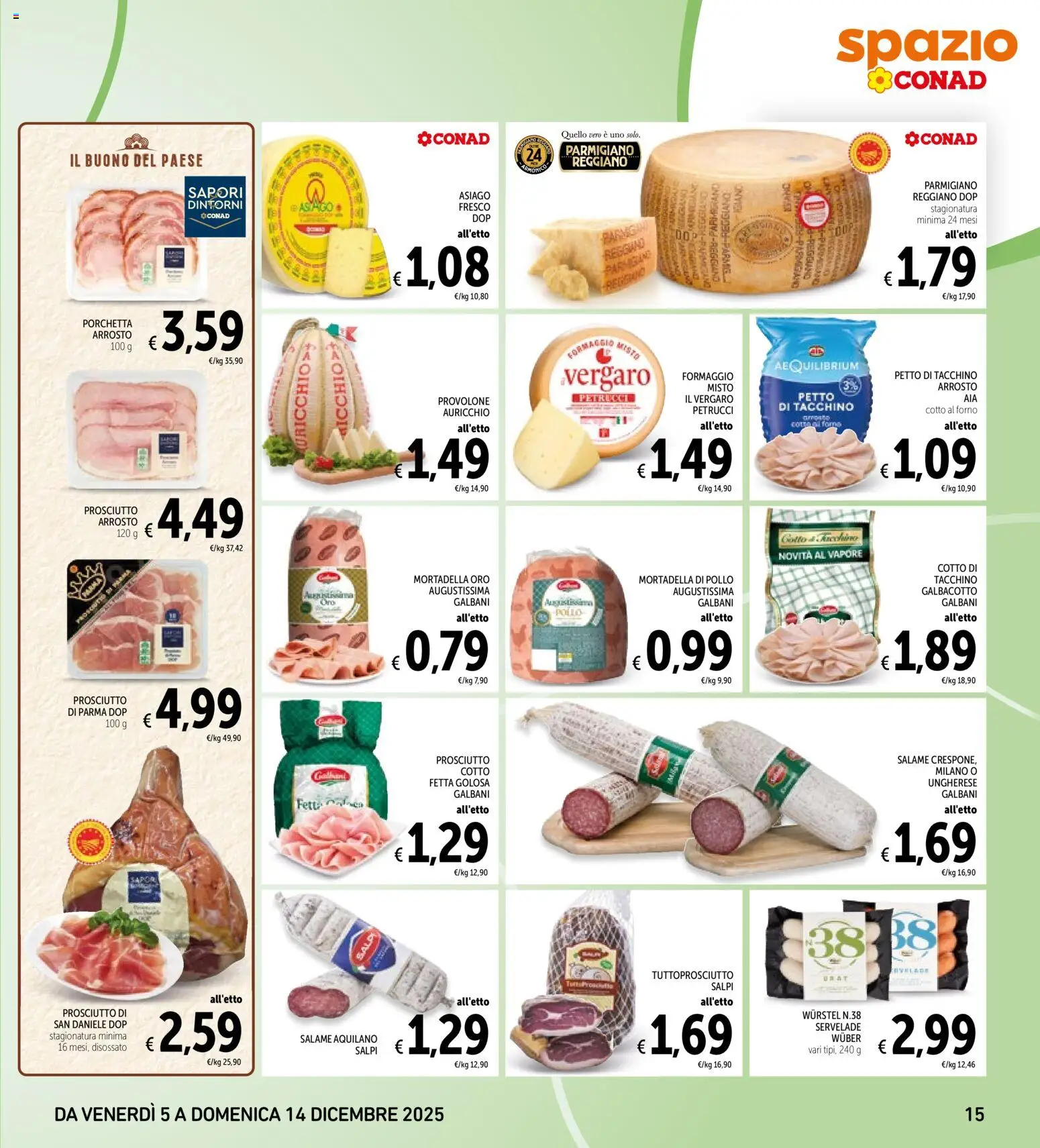 Volantino Spazio Conad	 - pagina 15 - valido dal 05/12/2025