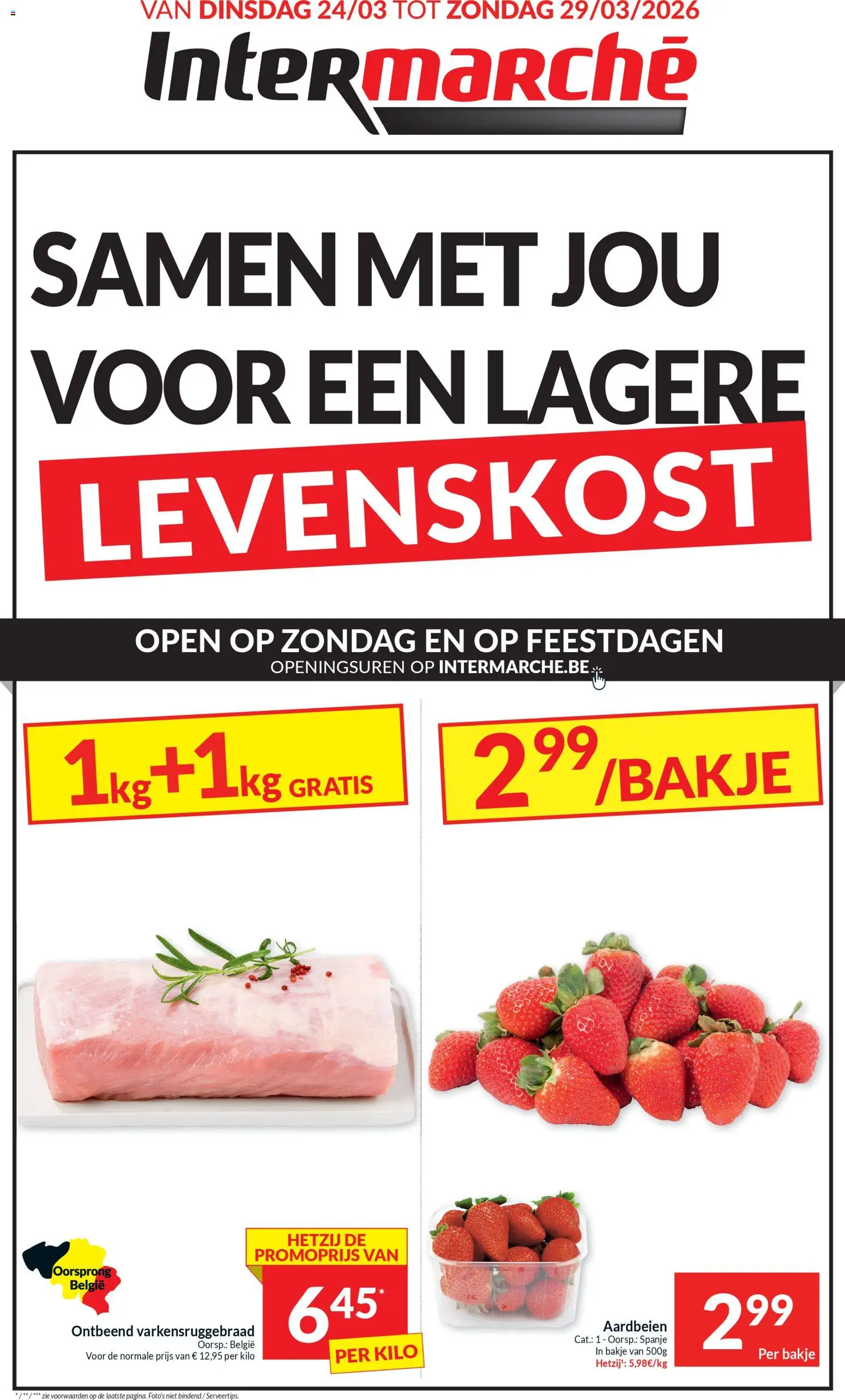 Intermarché folder week 13 - pagina 1- geldig vanaf 24/03/2026