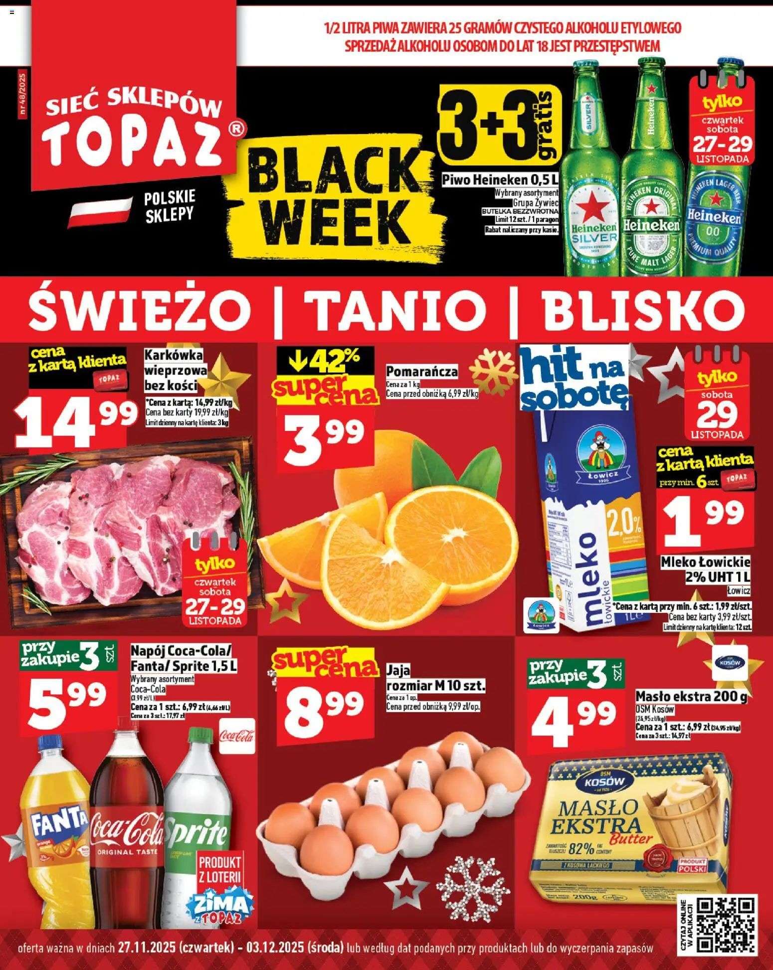 Topaz Black Friday - strona 1- ważny od 27.11.2025