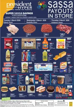 Preview President Hyper Super Sassa Savings valid from 03/03/2026
