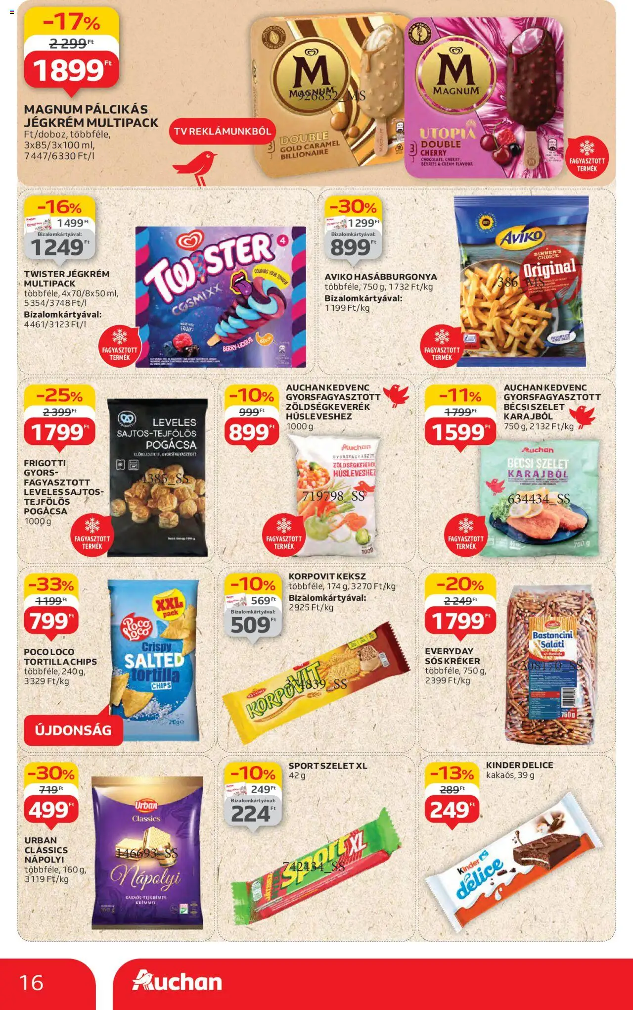 Auchan Akciós újság - 16oldal - érvényes 2025.07.17.-tól