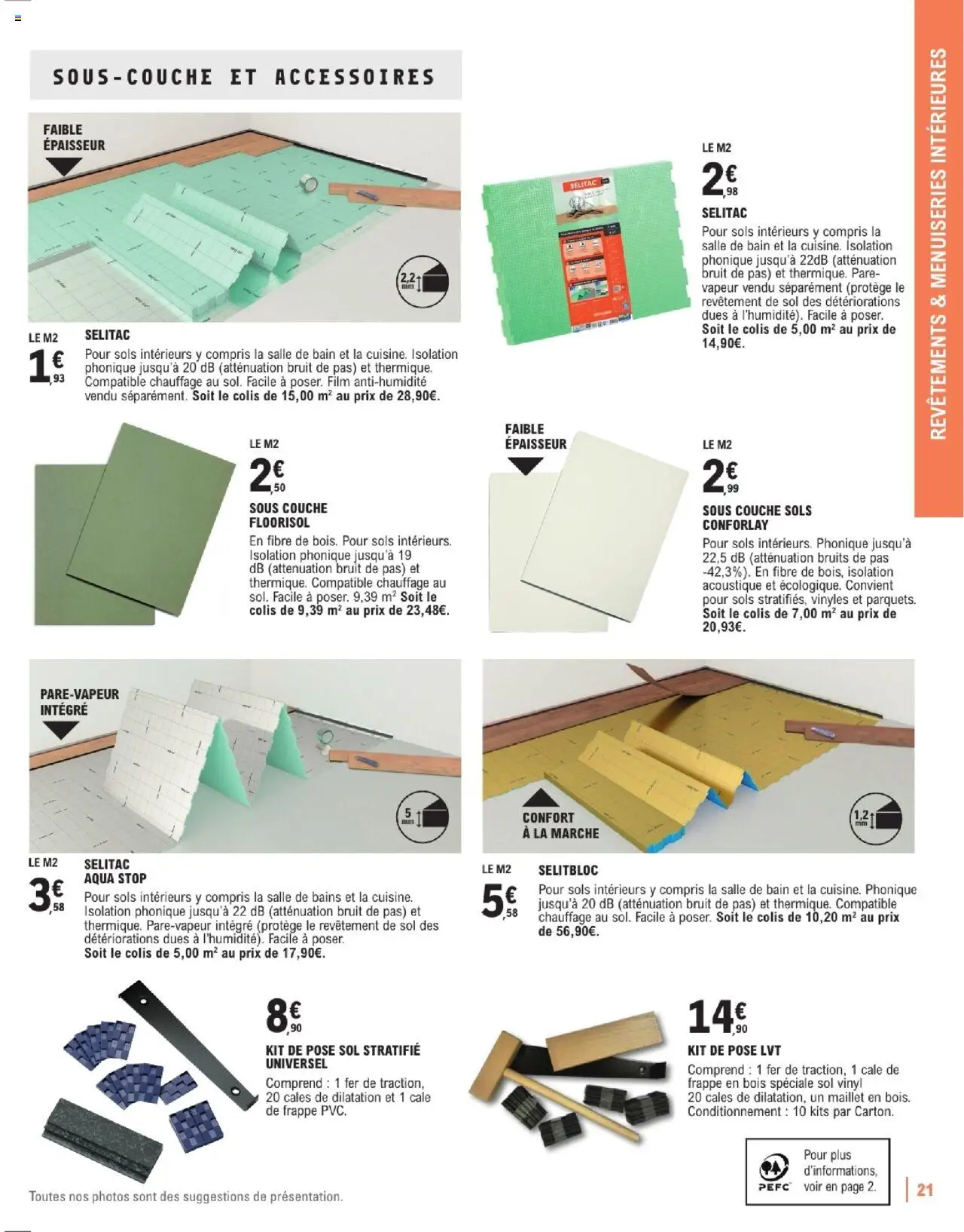 Brico E.Leclerc Guide aménagement intérieur - page 21 - valable à partir du 07/01/2025