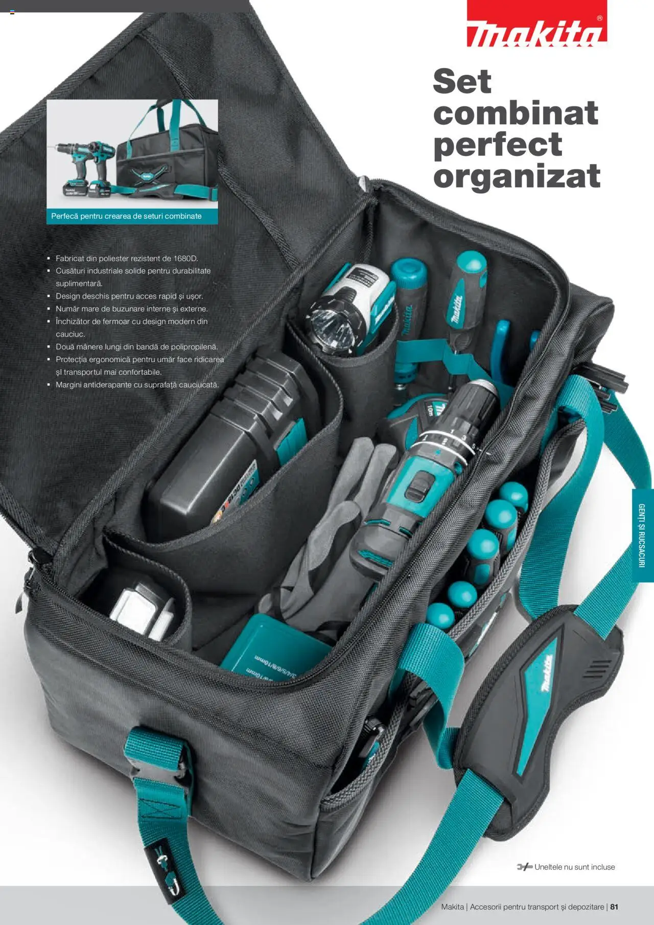 Makita catalog - Accesorii pentru transport si depozitare   - pagina 81- valabil de la 06.09.2021