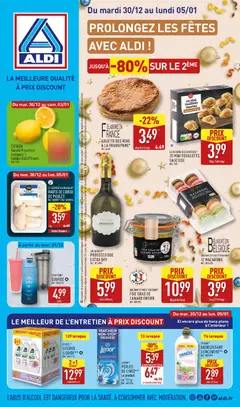 Aperçu Aldi - Catalogue de la semaine valable à partir du 30/12/2025