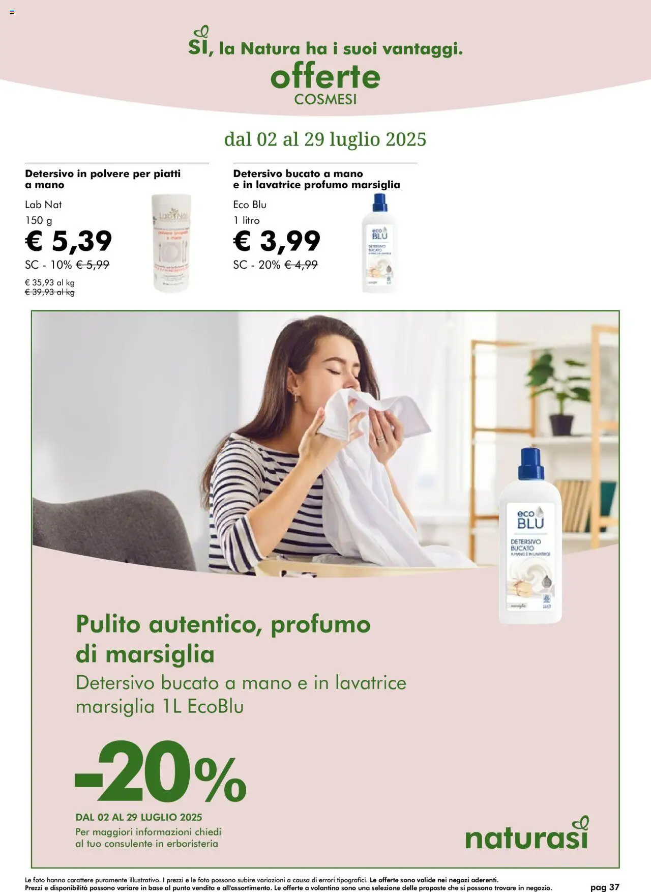 Volantino Natura Sì	 - pagina 37 - valido dal 02/07/2025