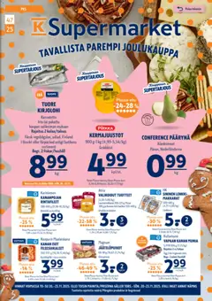 Esikatselu K-Supermarket tarjoukset voimassa alkaen 20/11/2025