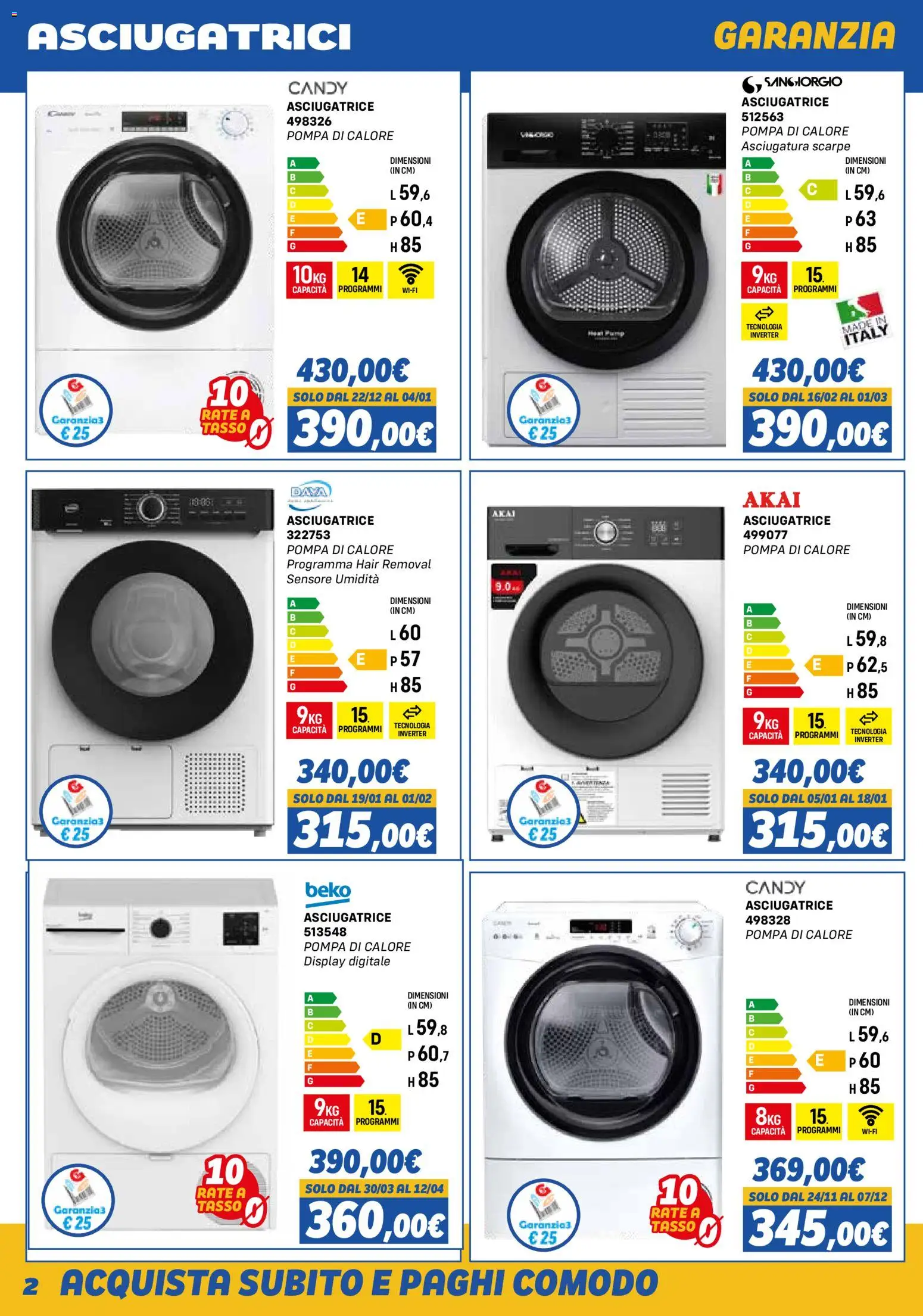 Orizzonte Elettrodomestici catalogo - pagina 2 - valido dal 01/11/2025