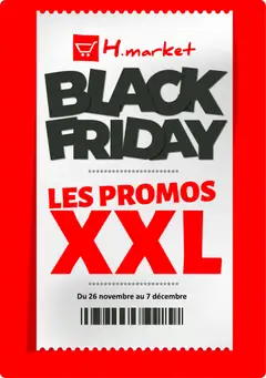 Aperçu Hmarket Black Friday valable à partir du 26/11/2025