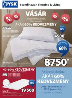 Előnézet JYSK Akciós újság érvényes 2025.12.31.-tól