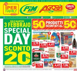 Anteprima Volantino PIM Supermercati	 valida dal 26/01/2026