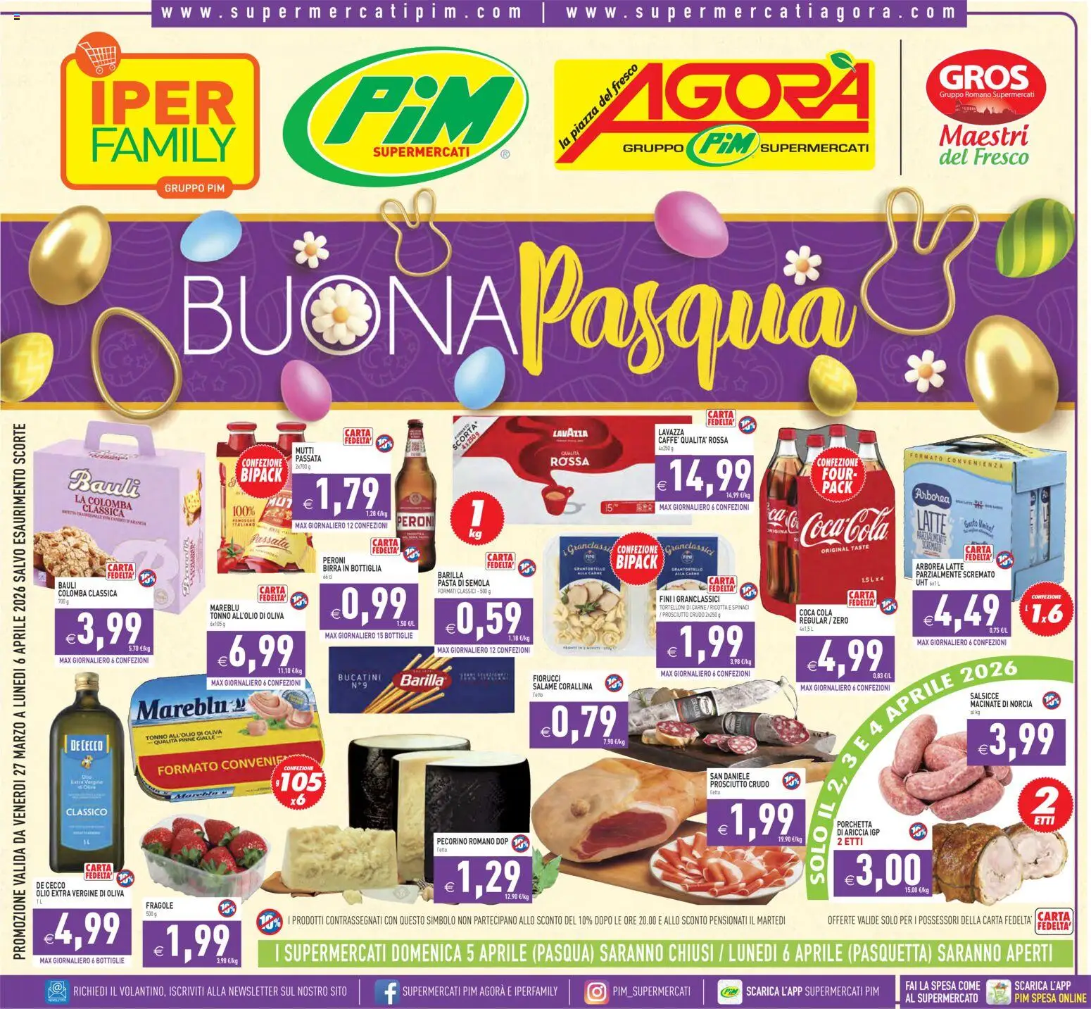 PIM Supermercati volantino - pagina 1 - valido dal 27/03/2026