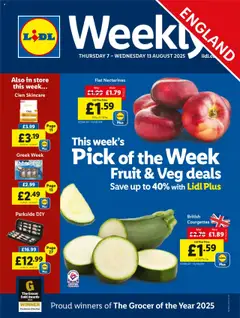 Lidl - Lidl Weekly valid from 07/08/2025