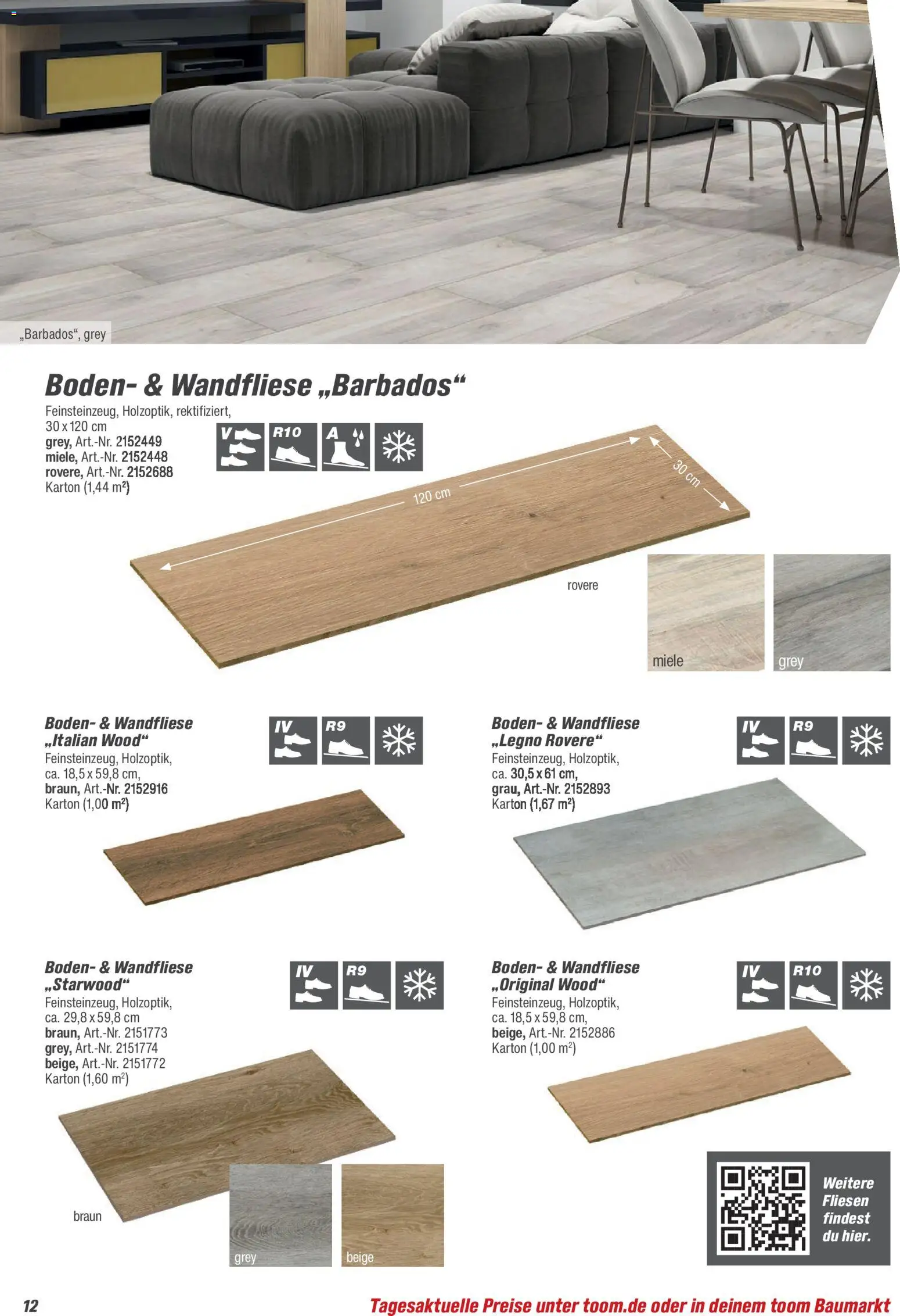 Toom Baumarkt Fliesen & Zubehör 2026 - Seite 12 - gültig ab 01.01.2026