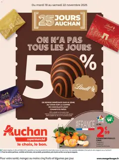 Auchan - 25 JOURS AUCHAN, et encore plus de promos dans votre super ! geldig vanaf 18/11/2025