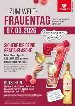 Vorschau Selgros Weltfrauentag gültig ab 07.03.2026