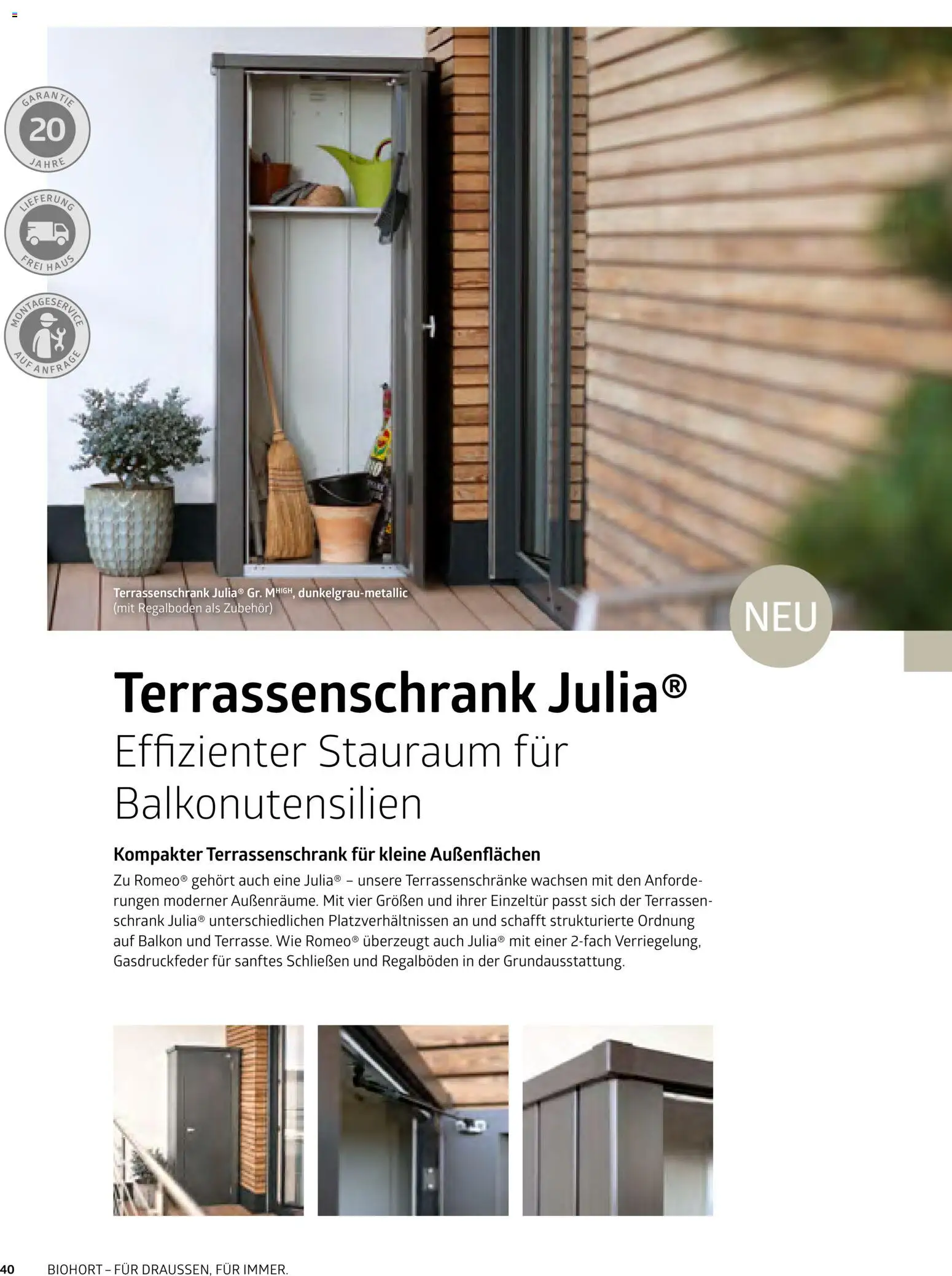 Dehner Biohort – Metall für Garten & Terrasse - Seite 40 - gültig ab 01.01.2026