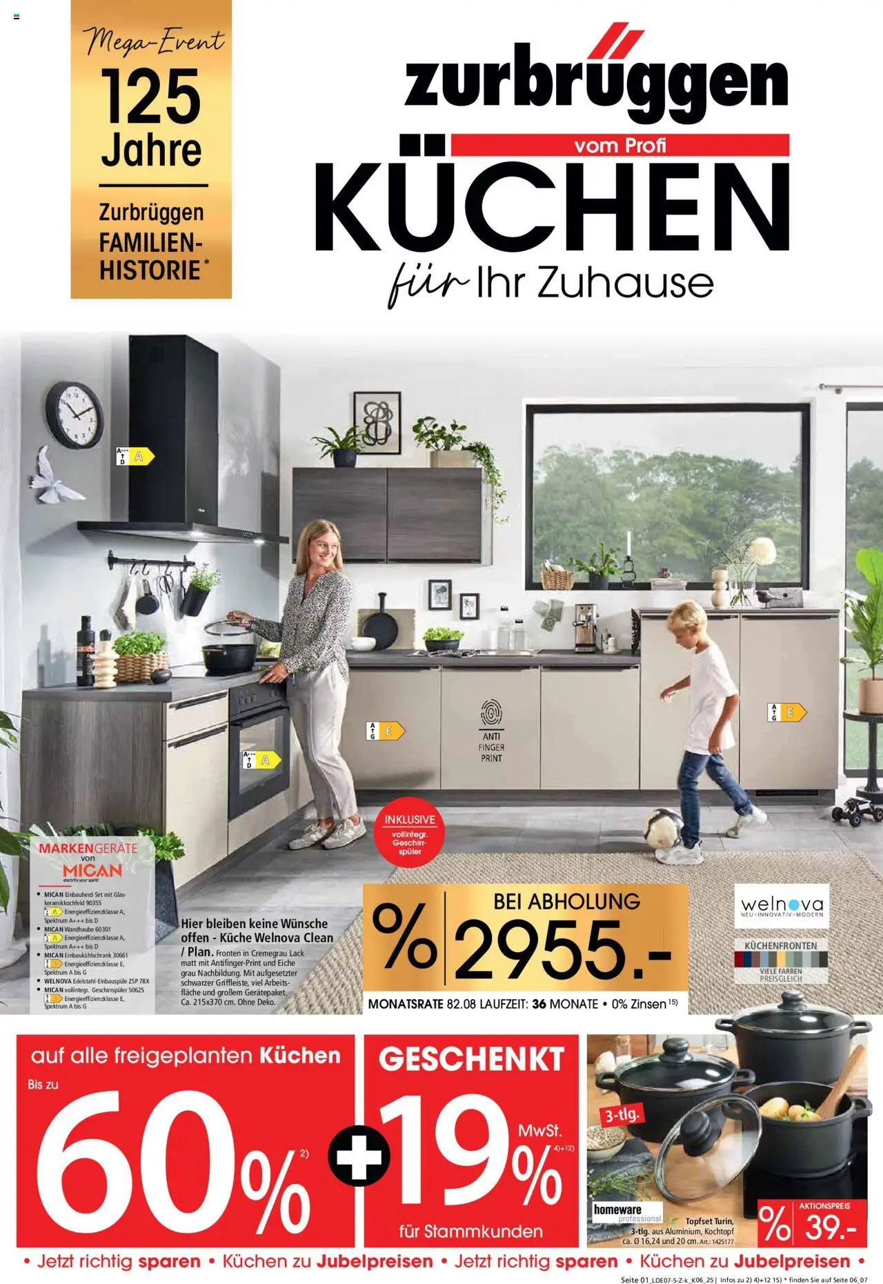 Zurbrüggen  Küchen für Ihr Zuhause - Seite 1 - gültig ab 26.07.2025