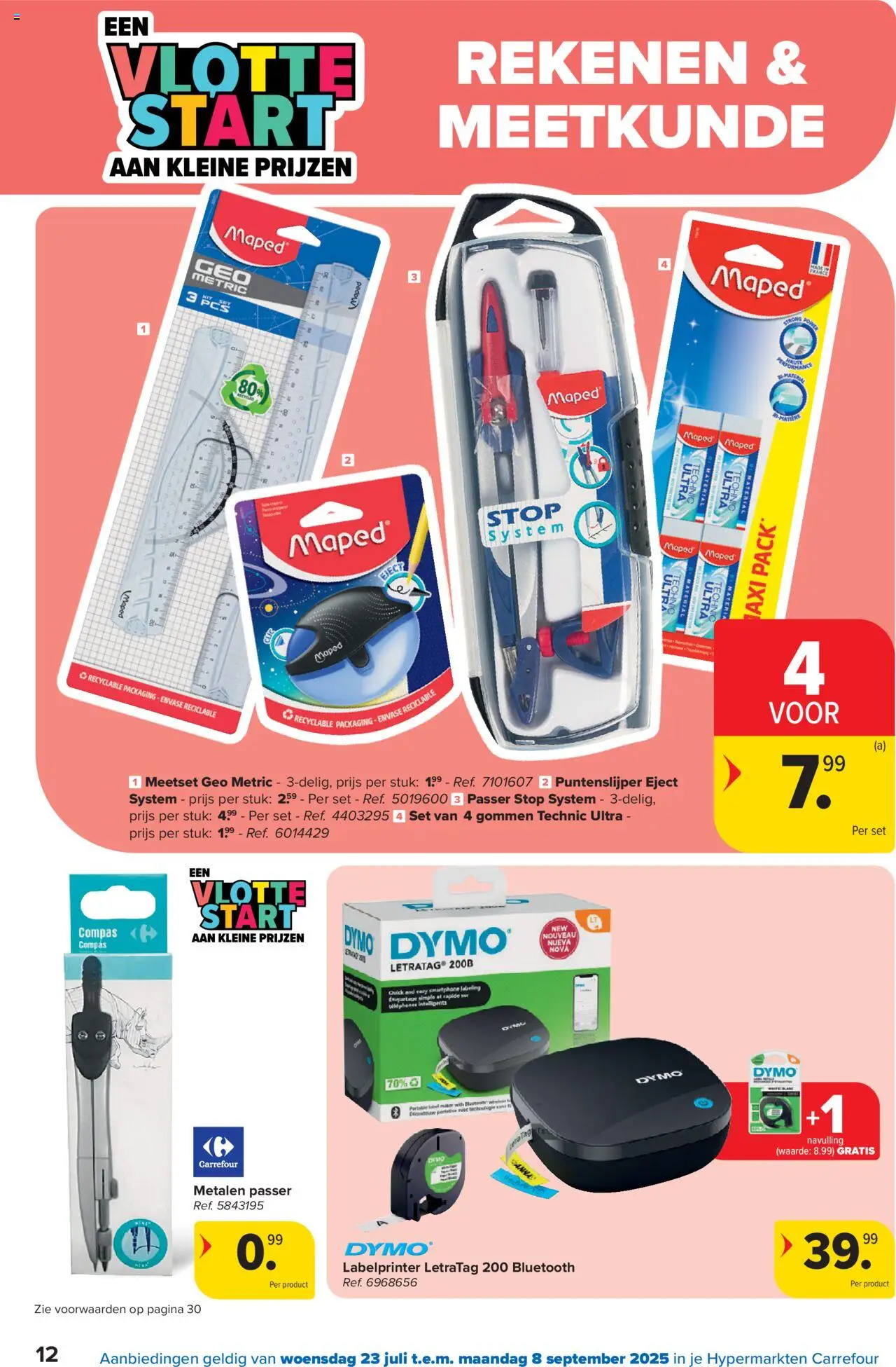 Carrefour - Hypermarkten Back to School - pagina 12- geldig vanaf 23/07/2025