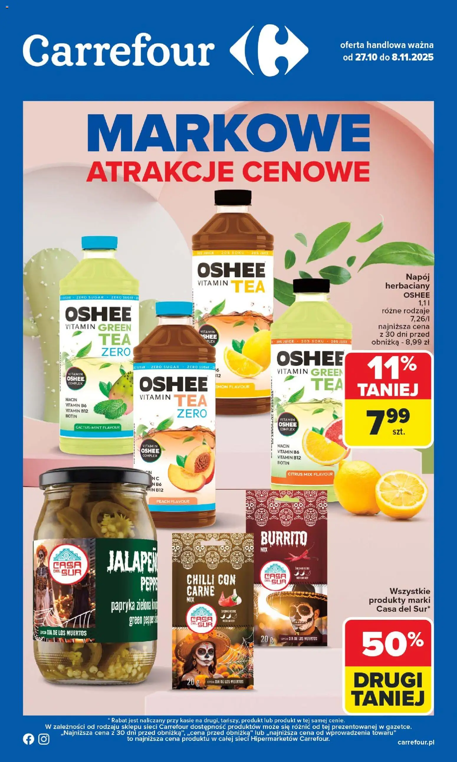 Carrefour Gazetka - Markowe atrakcje cenowe - strona 1- ważny od 27.10.2025