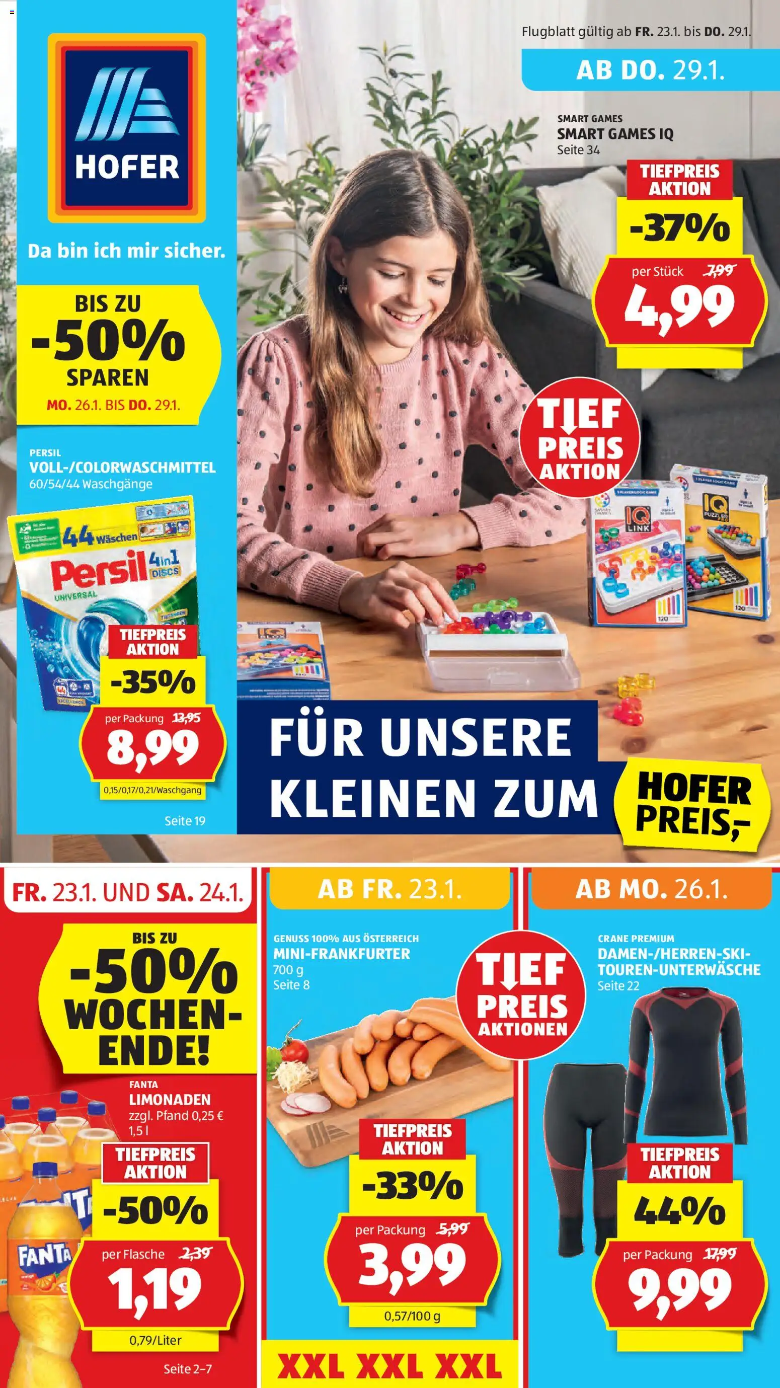 Hofer Flugblatt - Seite 1- gültig ab 23.01.2026