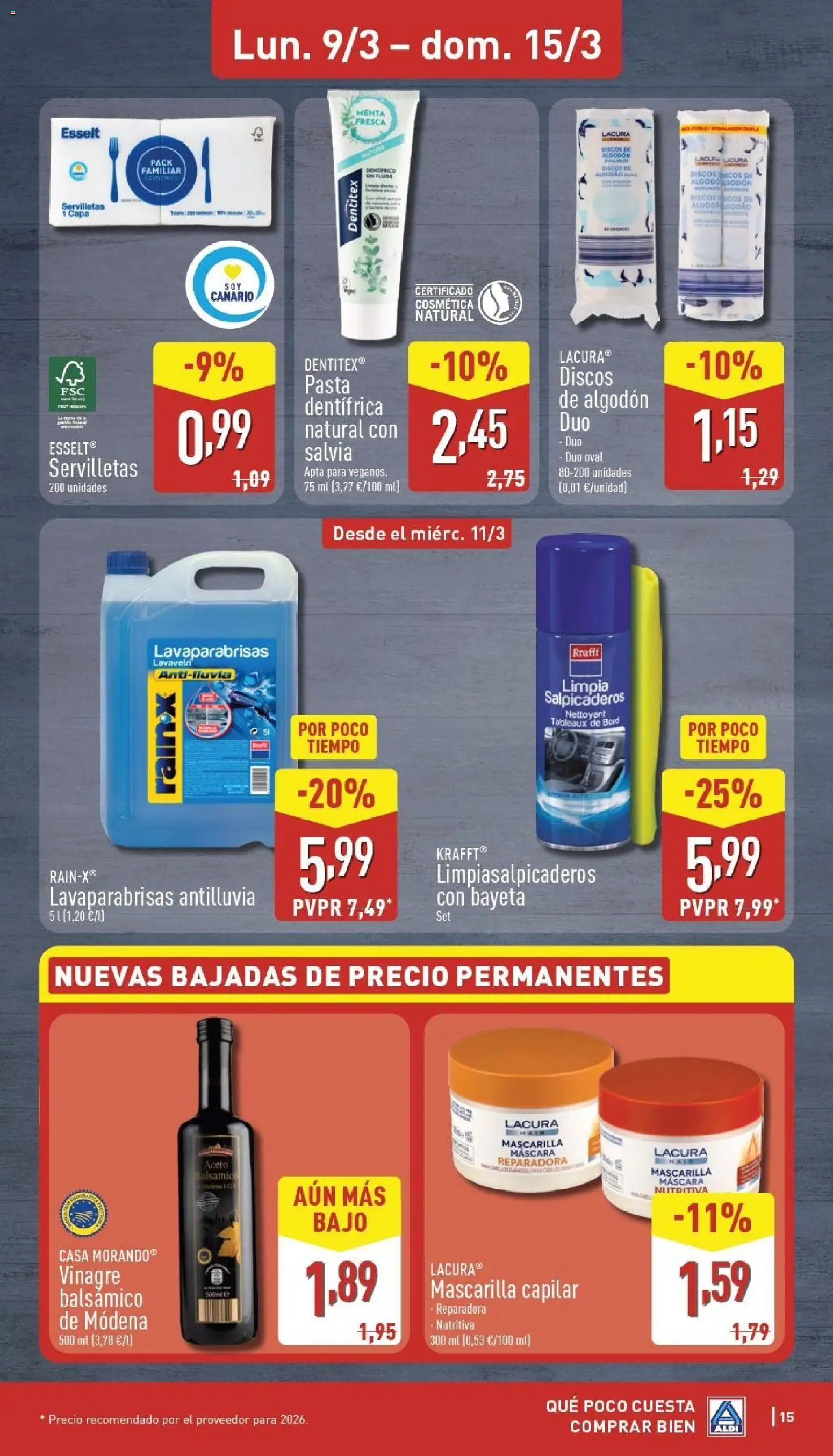 Aldi folleto Canarias - Página de 15 - Válido desde 09/03/2026