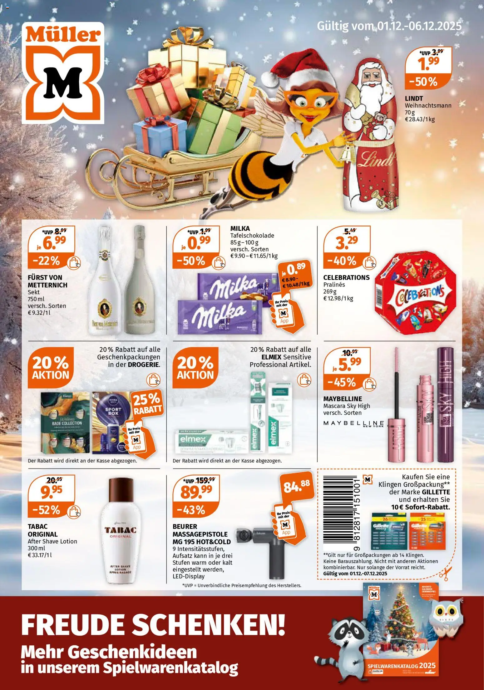 Müller Prospekt 	 - Seite 1 - gültig ab 01.12.2025