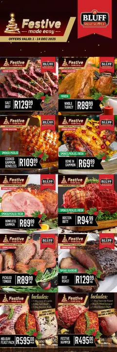 Preview Bluff Meat Supply Festive - made easy valid from 01/12/2025